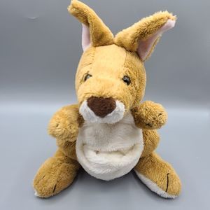 Ganz Webkinz Kangaroo Beanie Plush Toy Stuffed Animal Brown Tan HM180 Soft